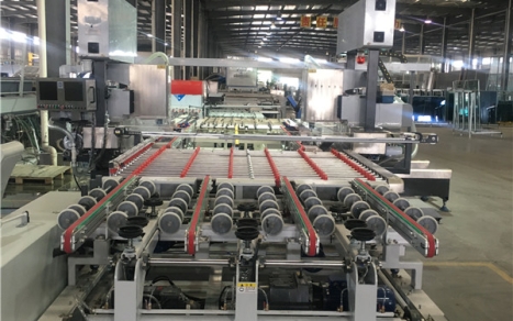 Bathroom glass production line